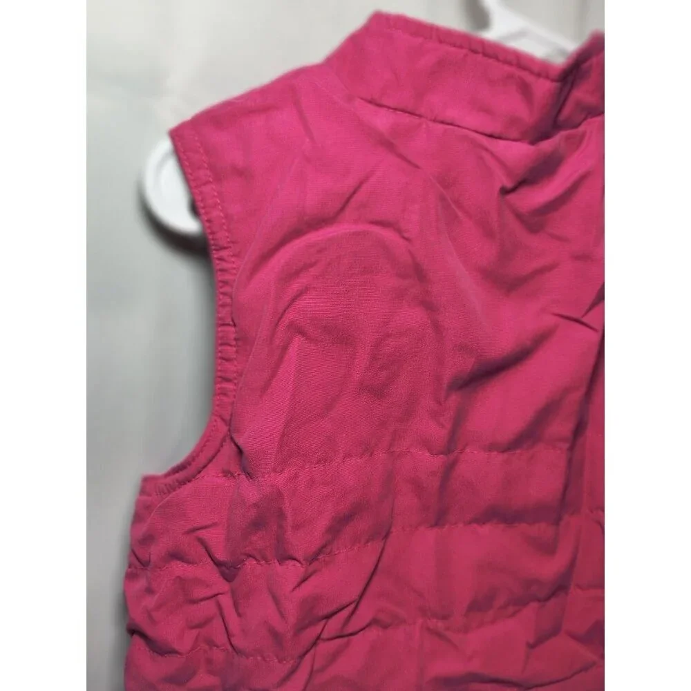 Vintage Pink Winnie The Pooh Vest Girls Size 5 Full Zip Butterflies
